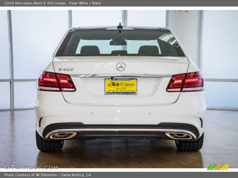 Polar White / Black 2016 Mercedes-Benz E 400 Sedan