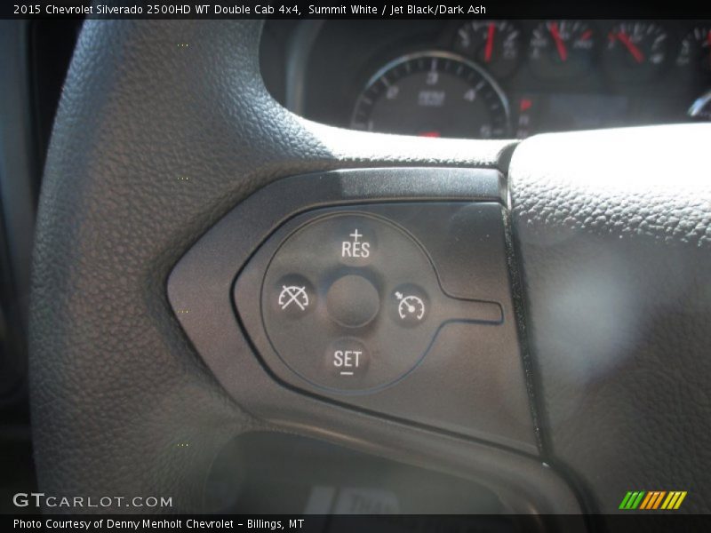 Summit White / Jet Black/Dark Ash 2015 Chevrolet Silverado 2500HD WT Double Cab 4x4