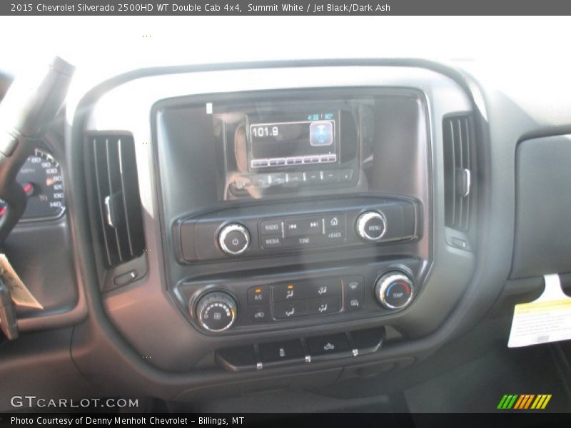 Summit White / Jet Black/Dark Ash 2015 Chevrolet Silverado 2500HD WT Double Cab 4x4