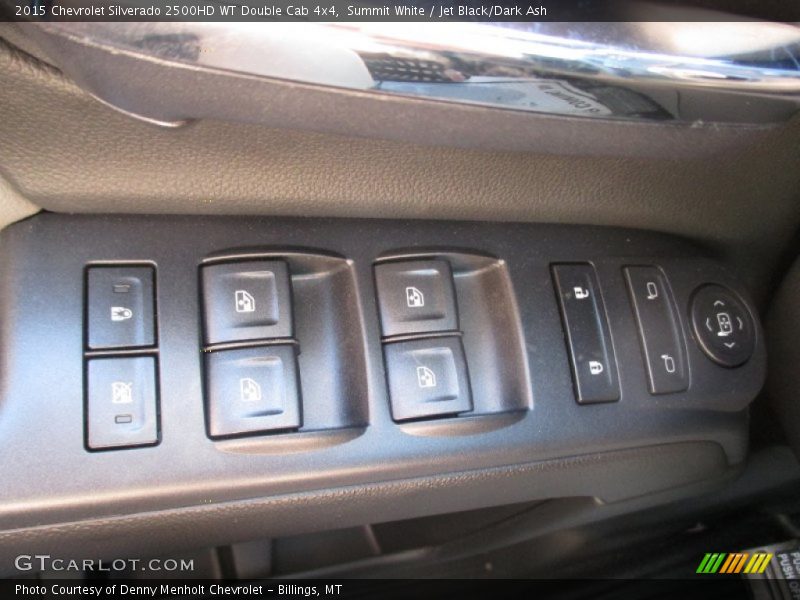 Summit White / Jet Black/Dark Ash 2015 Chevrolet Silverado 2500HD WT Double Cab 4x4