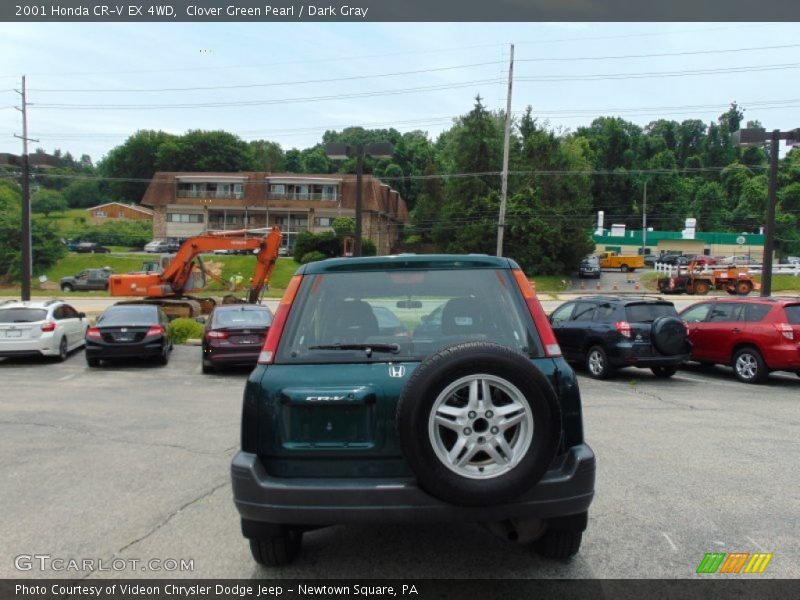 Clover Green Pearl / Dark Gray 2001 Honda CR-V EX 4WD