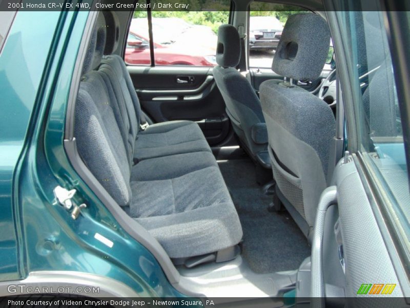 Clover Green Pearl / Dark Gray 2001 Honda CR-V EX 4WD
