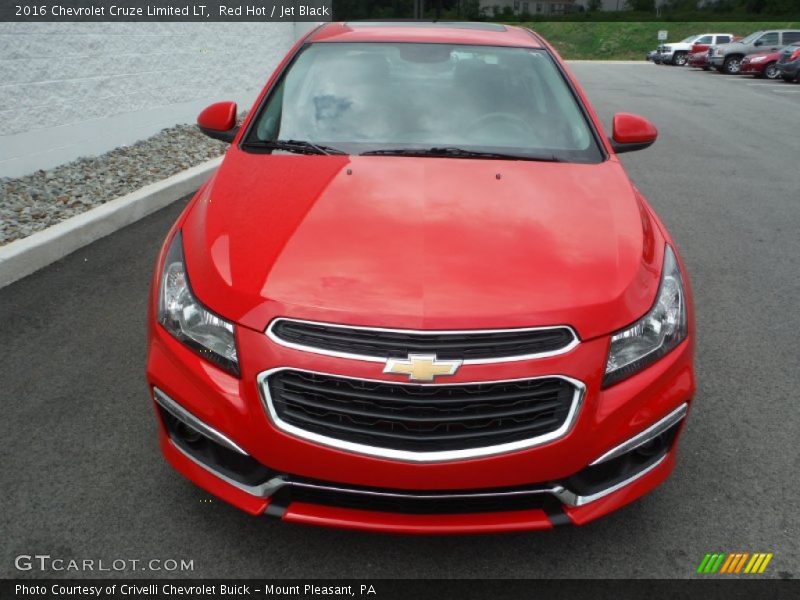 Red Hot / Jet Black 2016 Chevrolet Cruze Limited LT