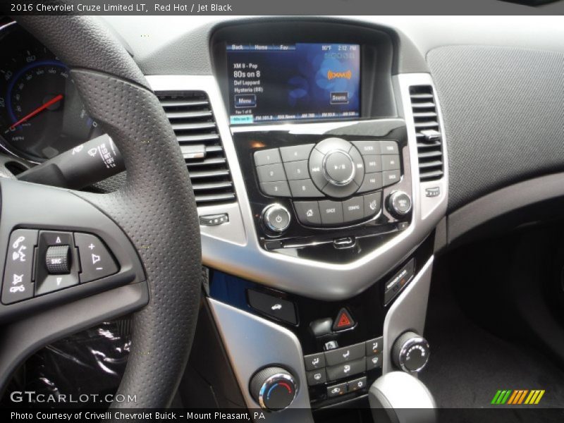 Red Hot / Jet Black 2016 Chevrolet Cruze Limited LT