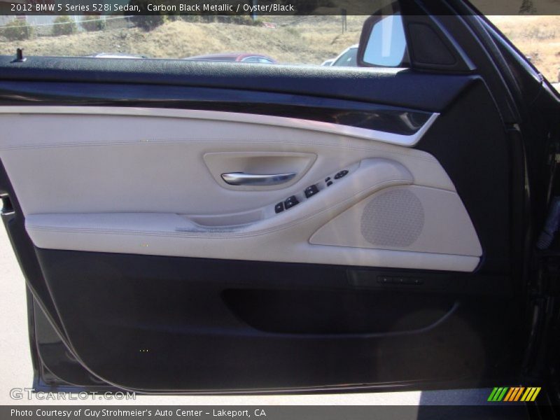 Carbon Black Metallic / Oyster/Black 2012 BMW 5 Series 528i Sedan