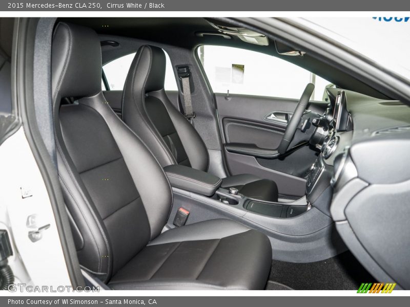 Cirrus White / Black 2015 Mercedes-Benz CLA 250