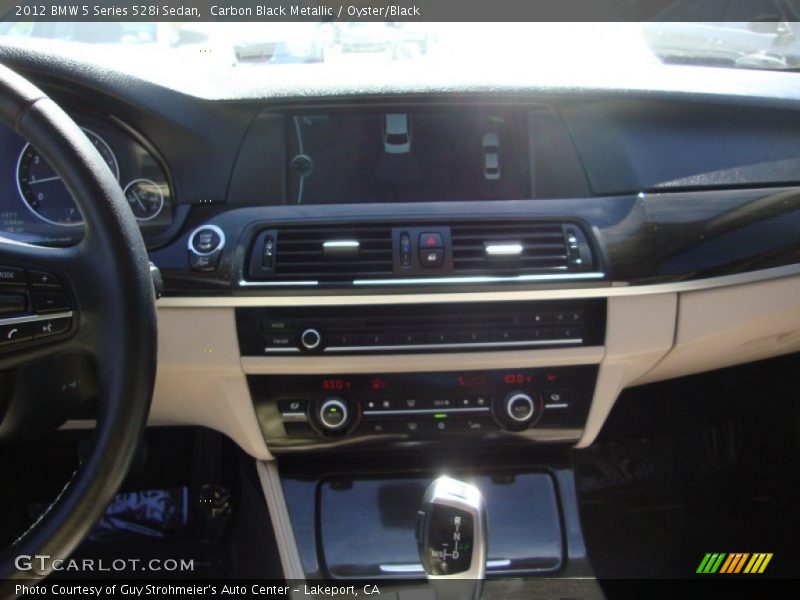Carbon Black Metallic / Oyster/Black 2012 BMW 5 Series 528i Sedan