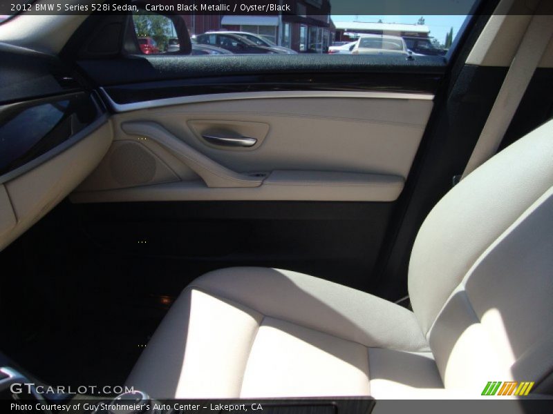 Carbon Black Metallic / Oyster/Black 2012 BMW 5 Series 528i Sedan