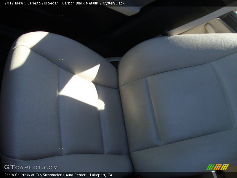 Carbon Black Metallic / Oyster/Black 2012 BMW 5 Series 528i Sedan