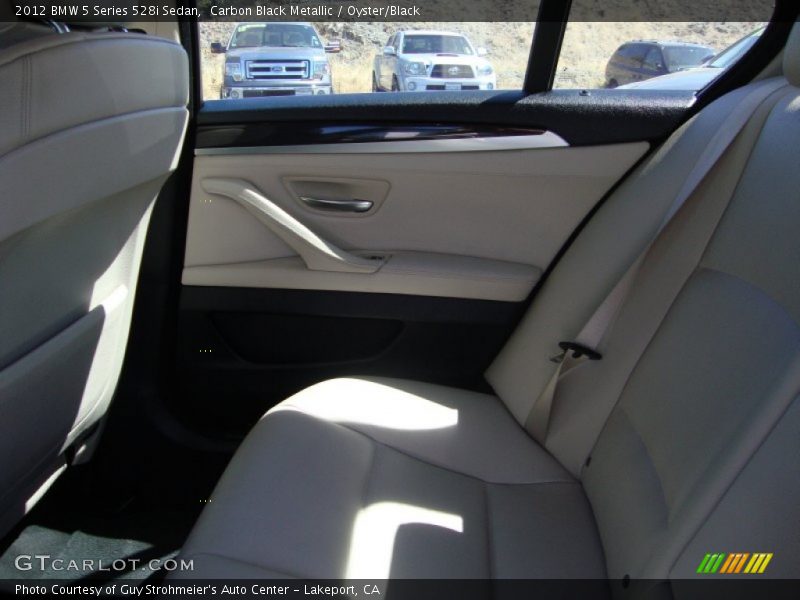 Carbon Black Metallic / Oyster/Black 2012 BMW 5 Series 528i Sedan