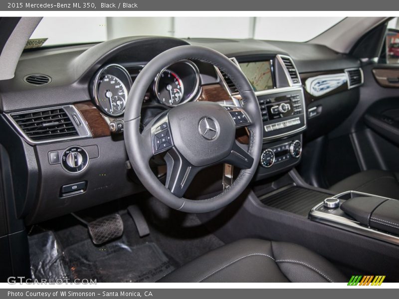 Black / Black 2015 Mercedes-Benz ML 350