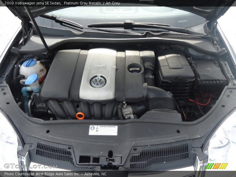  2009 Jetta SE Sedan Engine - 2.5 Liter DOHC 20 Valve 5 Cylinder