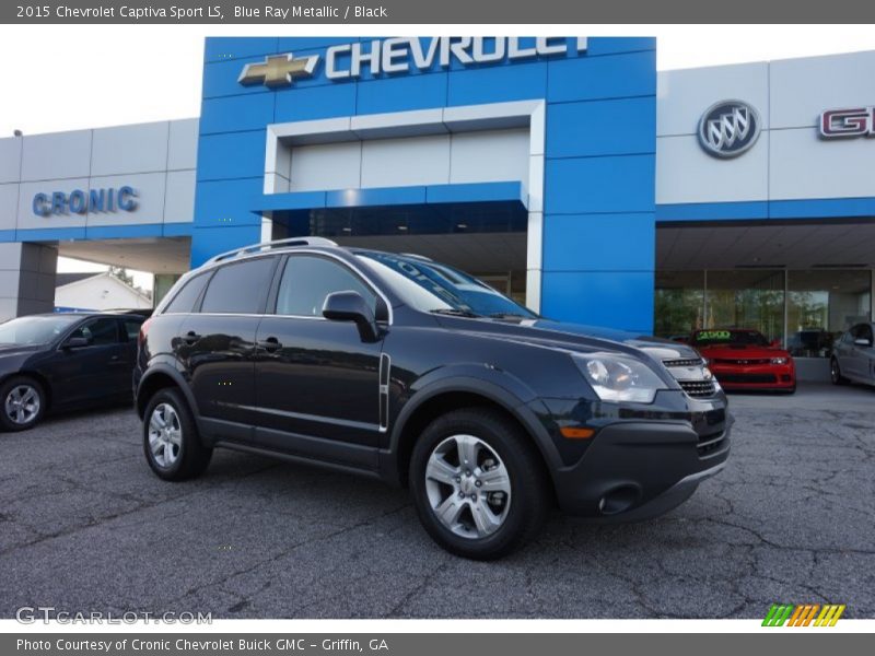 Blue Ray Metallic / Black 2015 Chevrolet Captiva Sport LS