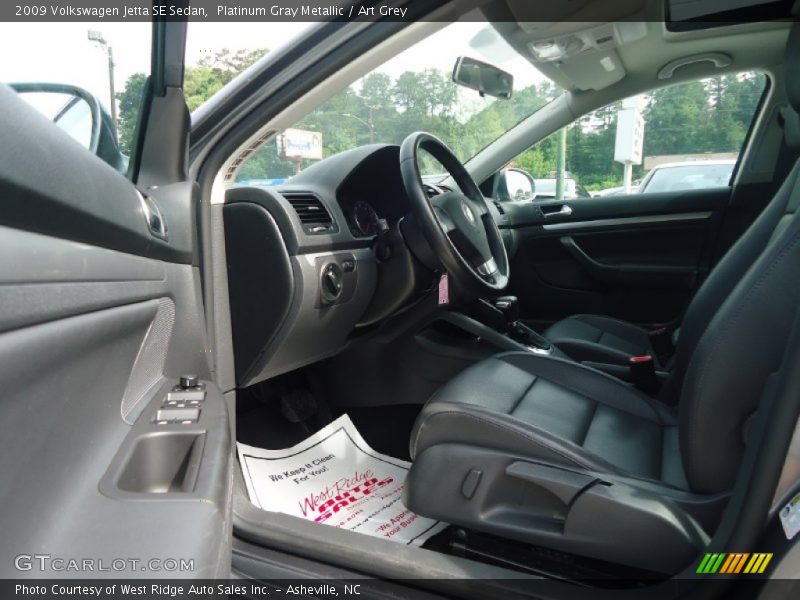  2009 Jetta SE Sedan Art Grey Interior