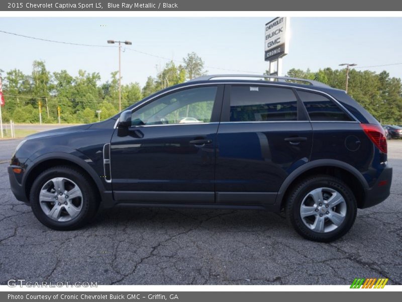 Blue Ray Metallic / Black 2015 Chevrolet Captiva Sport LS