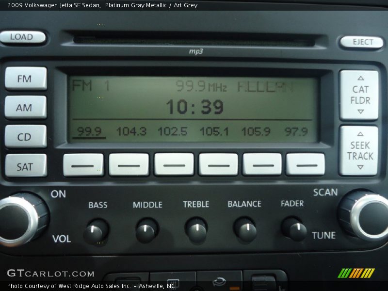 Audio System of 2009 Jetta SE Sedan