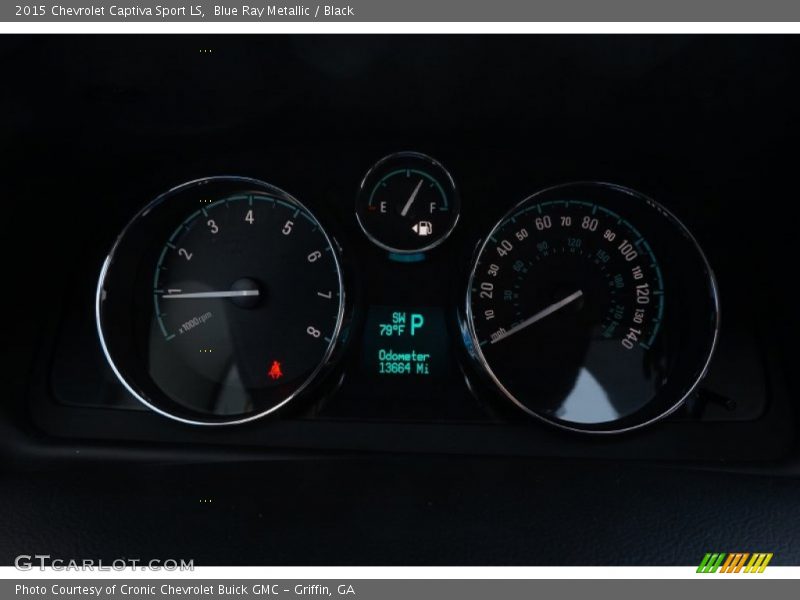 Blue Ray Metallic / Black 2015 Chevrolet Captiva Sport LS