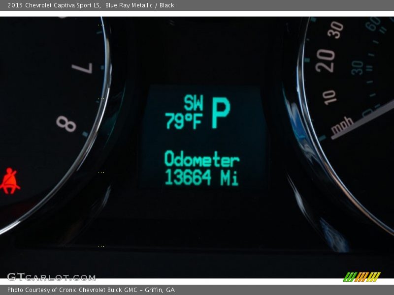 Blue Ray Metallic / Black 2015 Chevrolet Captiva Sport LS