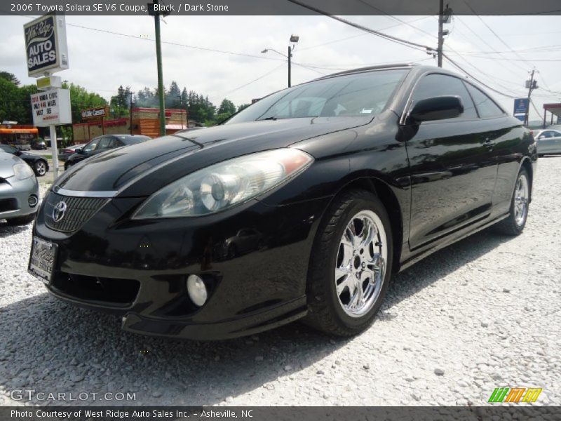 Black / Dark Stone 2006 Toyota Solara SE V6 Coupe