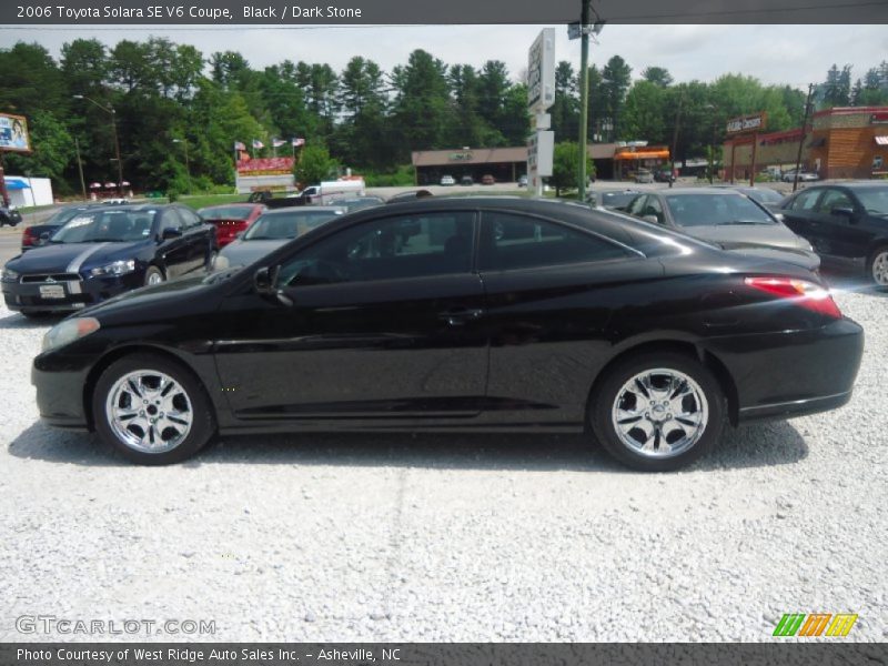 Black / Dark Stone 2006 Toyota Solara SE V6 Coupe