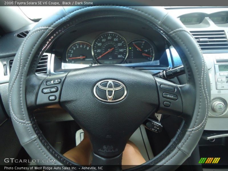 Black / Dark Stone 2006 Toyota Solara SE V6 Coupe