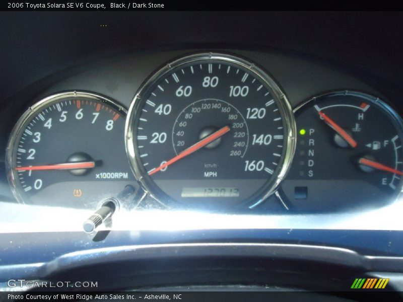 Black / Dark Stone 2006 Toyota Solara SE V6 Coupe