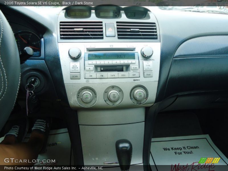 Black / Dark Stone 2006 Toyota Solara SE V6 Coupe