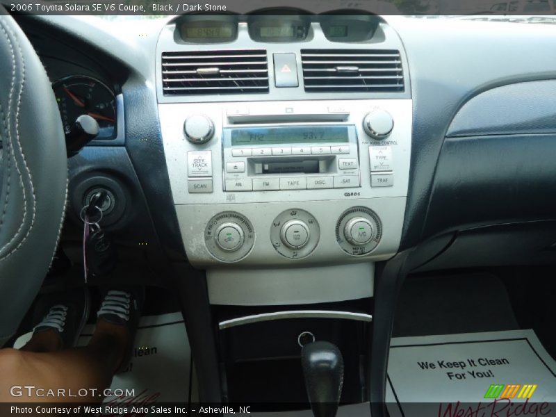 Black / Dark Stone 2006 Toyota Solara SE V6 Coupe