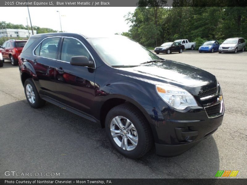 Blue Velvet Metallic / Jet Black 2015 Chevrolet Equinox LS