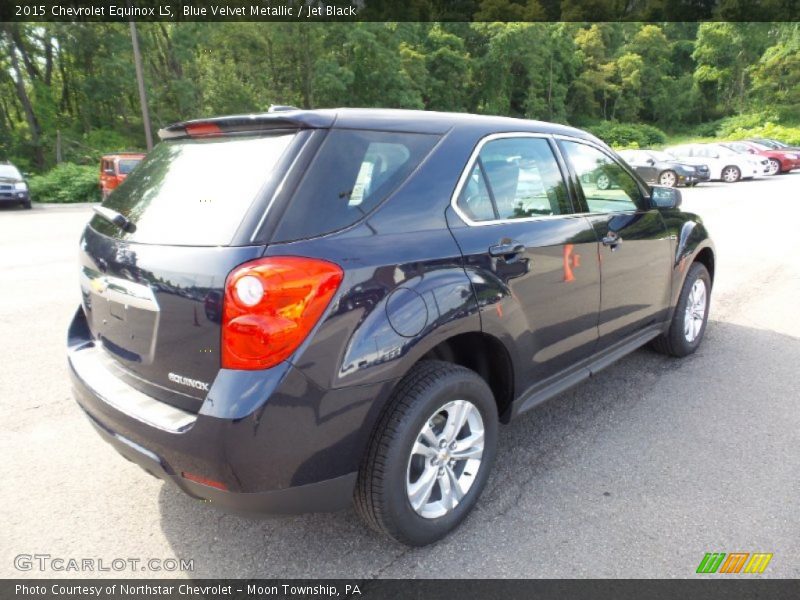 Blue Velvet Metallic / Jet Black 2015 Chevrolet Equinox LS