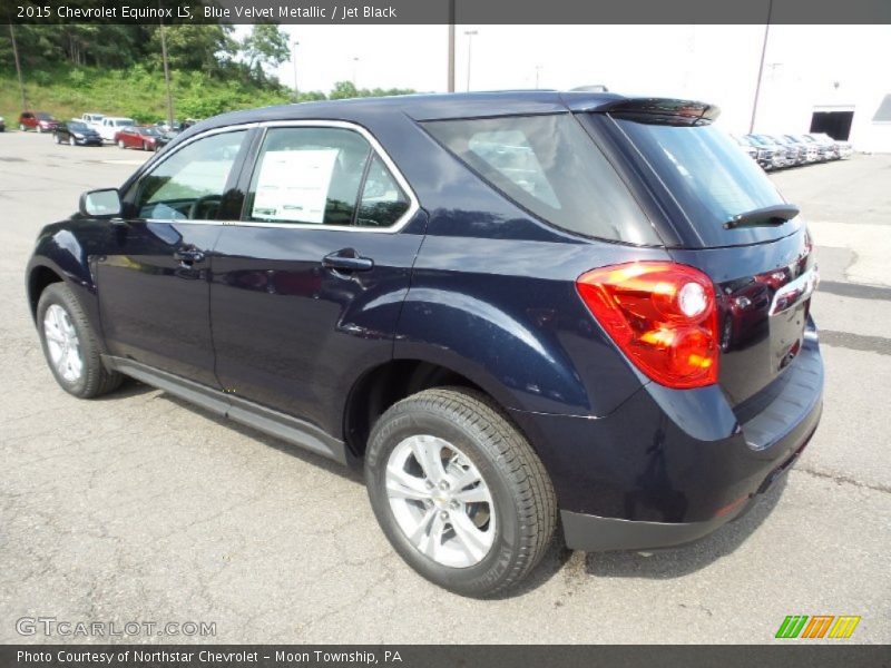 Blue Velvet Metallic / Jet Black 2015 Chevrolet Equinox LS