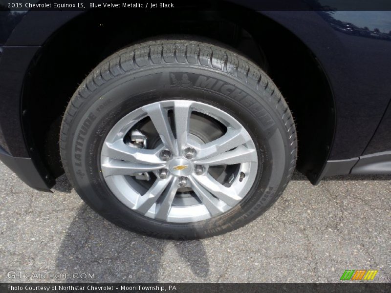 Blue Velvet Metallic / Jet Black 2015 Chevrolet Equinox LS