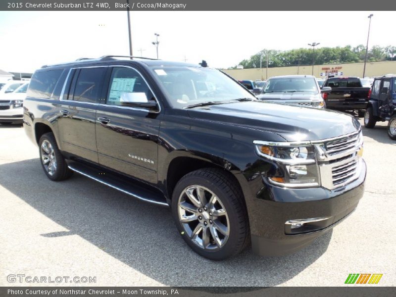 Black / Cocoa/Mahogany 2015 Chevrolet Suburban LTZ 4WD