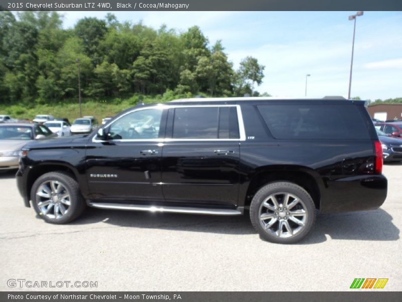 Black / Cocoa/Mahogany 2015 Chevrolet Suburban LTZ 4WD