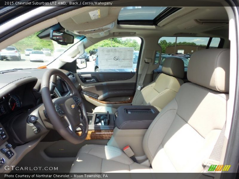 Black / Cocoa/Mahogany 2015 Chevrolet Suburban LTZ 4WD
