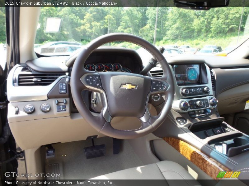 Black / Cocoa/Mahogany 2015 Chevrolet Suburban LTZ 4WD