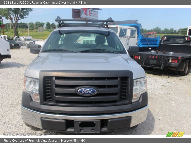 Ingot Silver Metallic / Black 2011 Ford F150 XL Regular Cab
