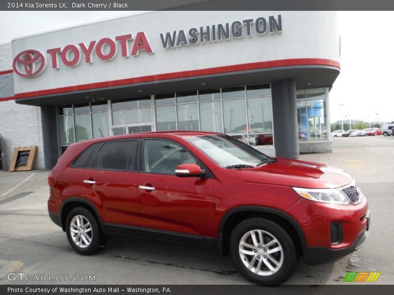 Dark Cherry / Black 2014 Kia Sorento LX