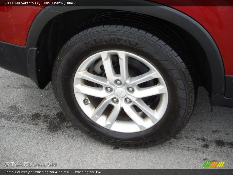 Dark Cherry / Black 2014 Kia Sorento LX