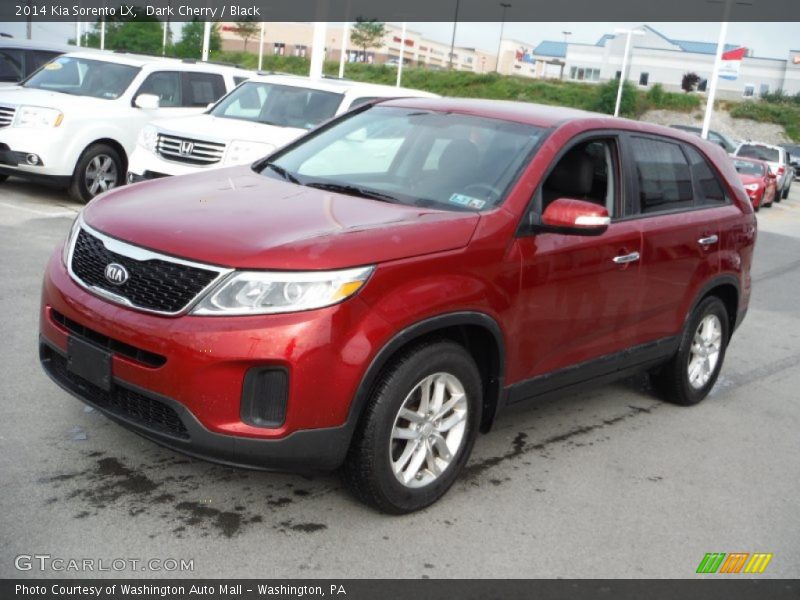 Dark Cherry / Black 2014 Kia Sorento LX