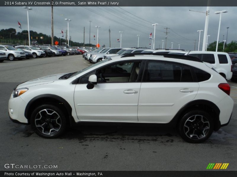 Satin White Pearl / Ivory 2014 Subaru XV Crosstrek 2.0i Premium