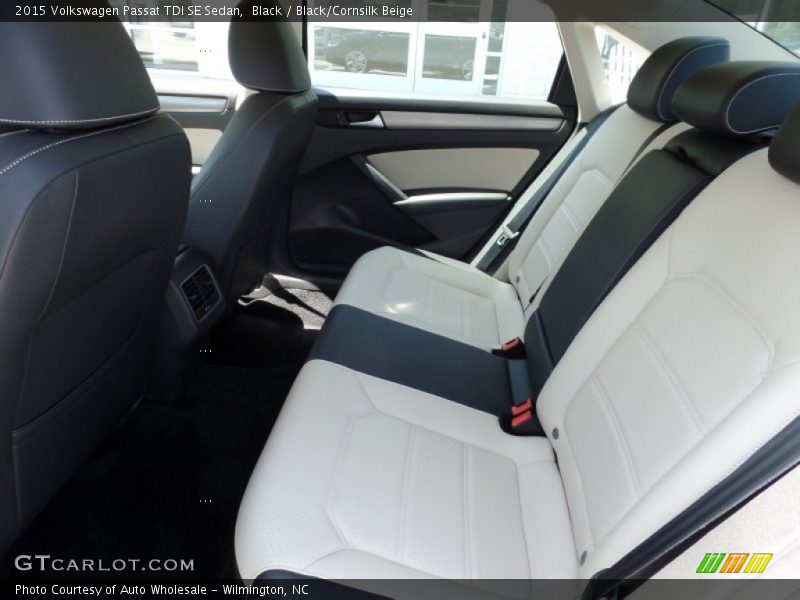 Black / Black/Cornsilk Beige 2015 Volkswagen Passat TDI SE Sedan