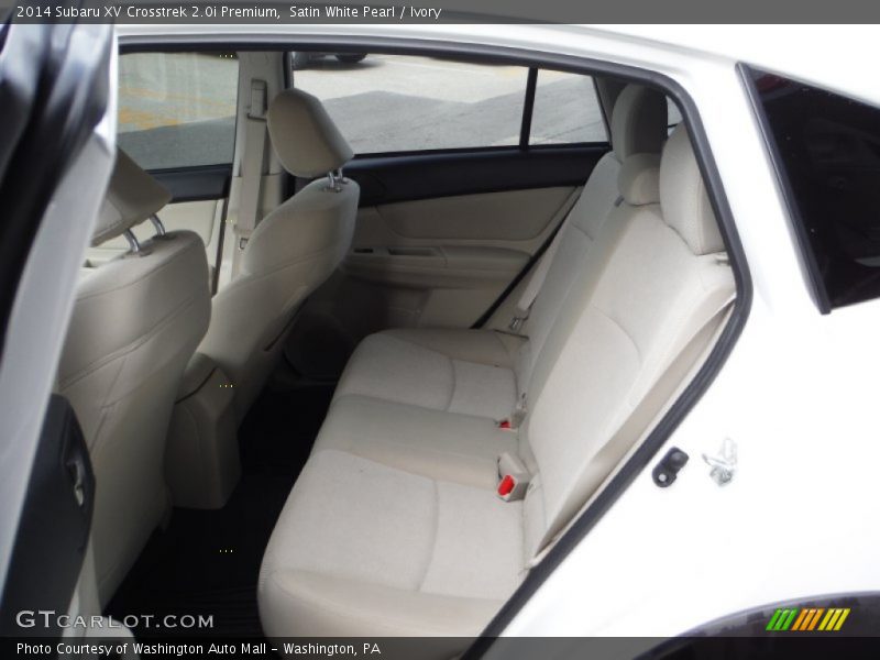 Satin White Pearl / Ivory 2014 Subaru XV Crosstrek 2.0i Premium