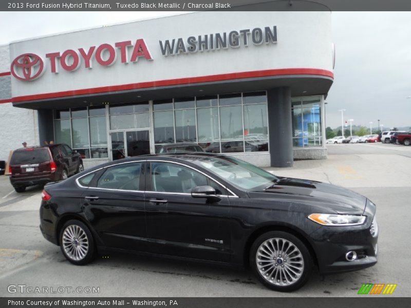 Tuxedo Black Metallic / Charcoal Black 2013 Ford Fusion Hybrid Titanium