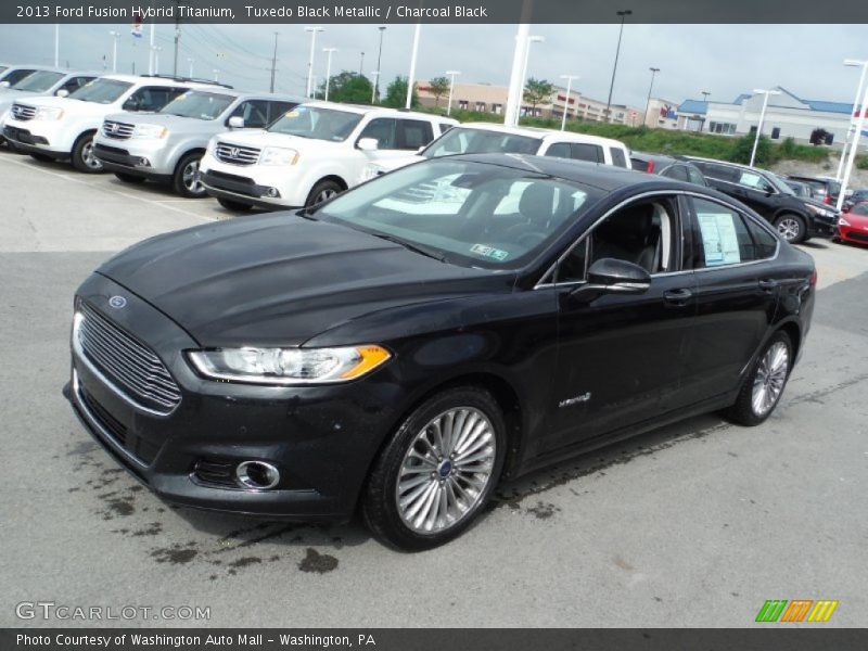 Tuxedo Black Metallic / Charcoal Black 2013 Ford Fusion Hybrid Titanium
