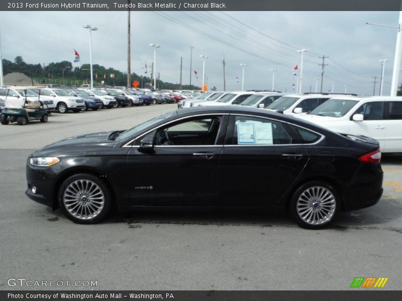 Tuxedo Black Metallic / Charcoal Black 2013 Ford Fusion Hybrid Titanium