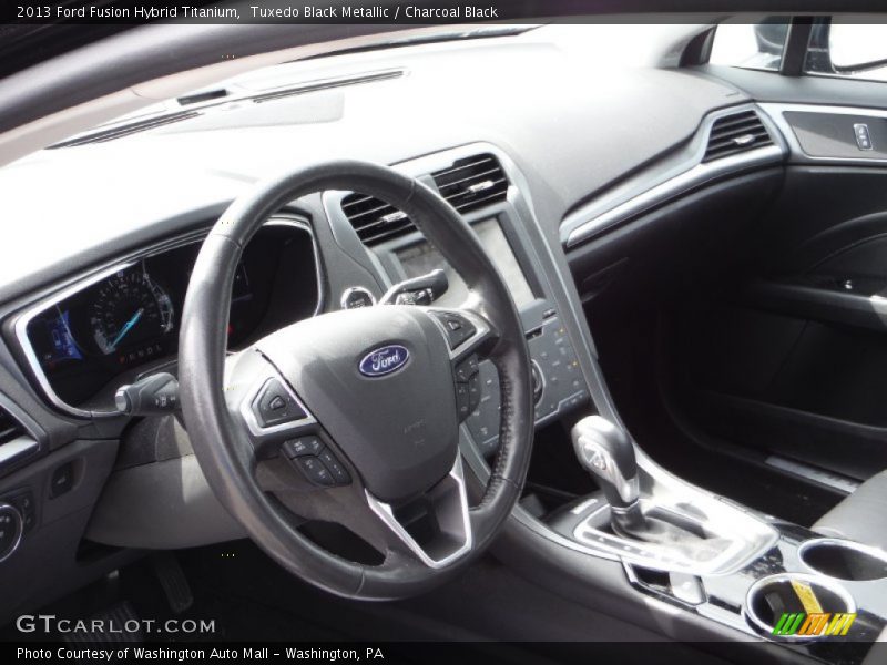 Tuxedo Black Metallic / Charcoal Black 2013 Ford Fusion Hybrid Titanium