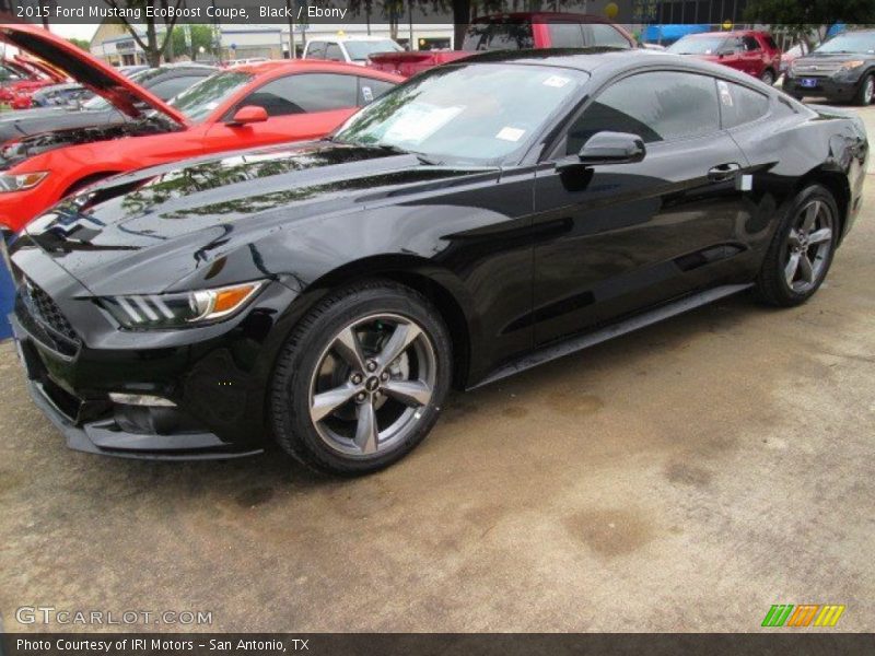 Black / Ebony 2015 Ford Mustang EcoBoost Coupe