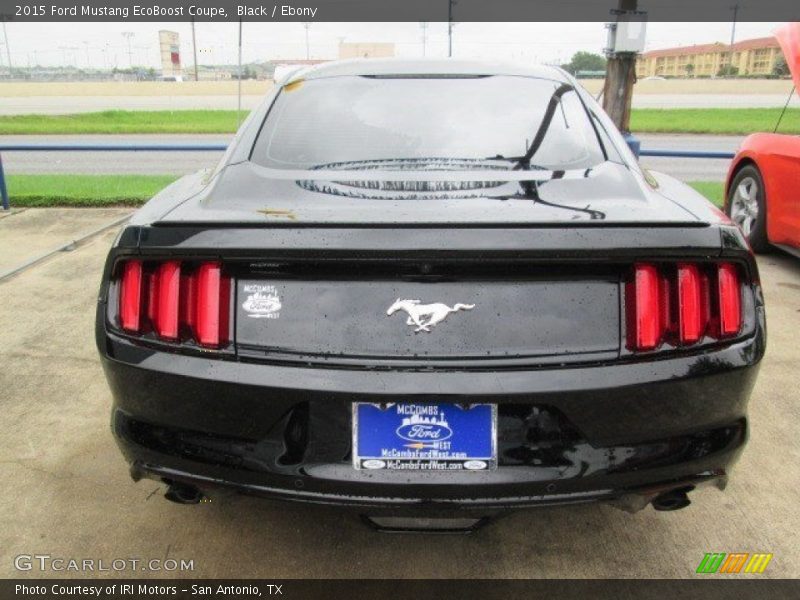 Black / Ebony 2015 Ford Mustang EcoBoost Coupe
