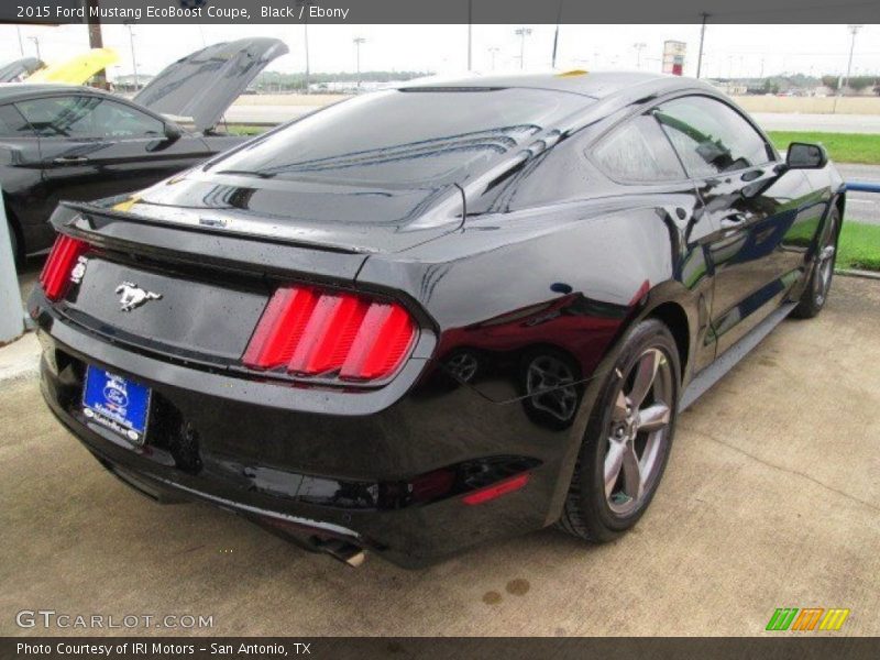 Black / Ebony 2015 Ford Mustang EcoBoost Coupe